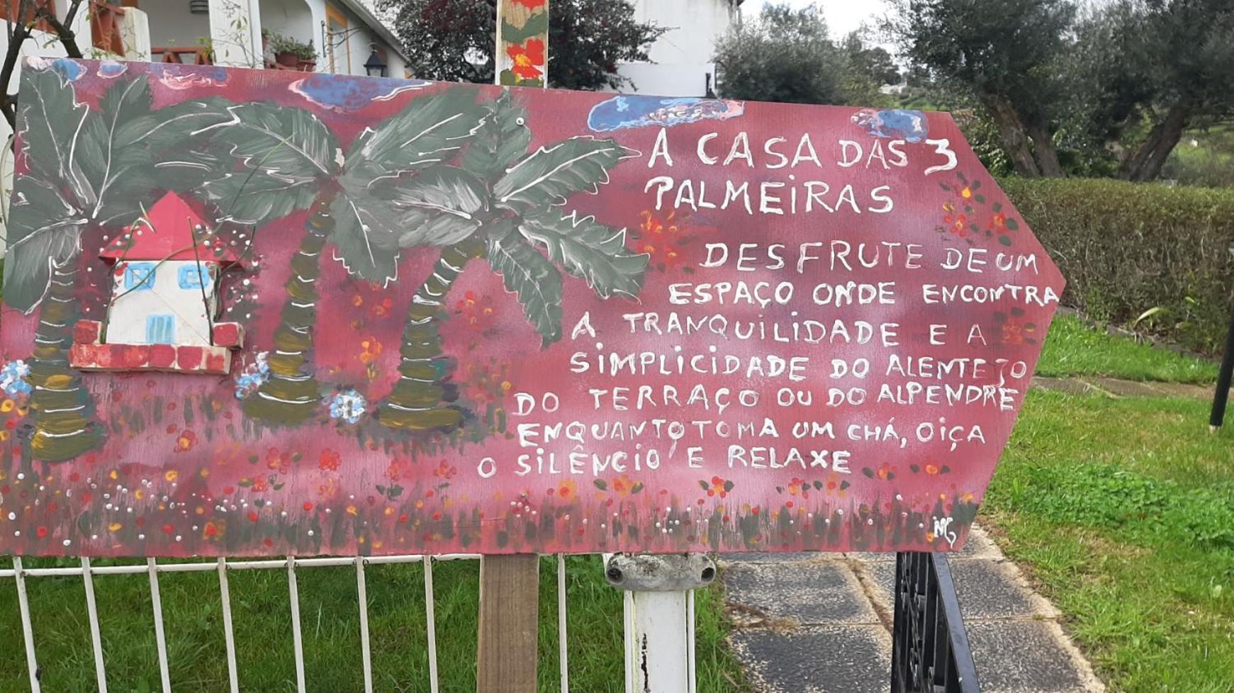 Casa Das 3 Palmeiras Arraiolos Dış mekan fotoğraf